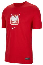 Nike Póló piros L JR Polska Crest