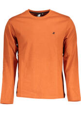 U. S. Grand Polo Equipment & Apparel Tricou barbati cu maneca lunga si imprimeu cu logo portocaliu (FI-UST160_BRBRONZO_3XL)