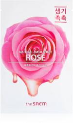 The Saem Natural Mask Sheet Rose Masca hidratanta cu efect revitalizant sub forma de foaie 21 ml