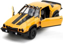 Jada Toys Kisautó Chevrolet Camaro 1977 Bumblebee Transformers T7 Jada fém nyitható ajtókkal 1: 32 (JA3112008)