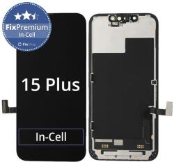 Apple iPhone 15 Plus - LCD Kijelző + Érintőüveg + Keret In-Cell FixPremium
