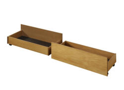 TEMPO KONDELA 2 darab, kihúzható ágy alatti tároló, tölgy, MIDEA - smartbutor