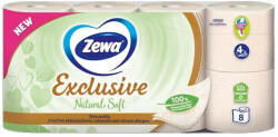 Zewa Toalettpapír ZEWA Exclusive 4 rétegű 8 tekercses Natural Soft (485778) - papir-bolt