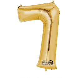 Grabo Balon folie cifra 7 auriu 66cm