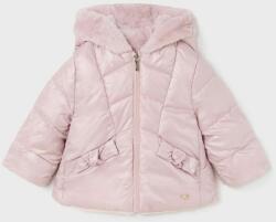 MAYORAL kétoldalas baba kabát rózsaszín - rózsaszín 68