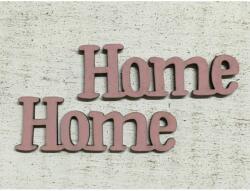 Fa "Home" felirat antikrózsa 7x2, 5cm, vastagság: 3mm