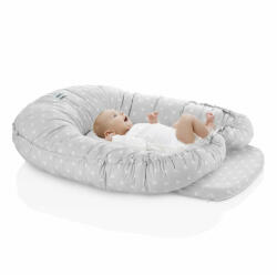 BabyJem Babynest/ saltea reductor 5 in 1 babyjem cushion (culoare: visiniu) - bekid Lenjerii de pat bebelusi‎, patura bebelusi