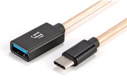 ifi USB-C - USB-A 3.0 M/F OTG adatkábel 0.12m fekete-arany TYPE-C OTG (TYPE-C OTG)