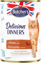 Butcher's 24x400g Butcher's Delicious Dinners vad nedves macskatáp