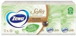 Zewa Papírzsebkendő ZEWA Softis Natural Soft 4 rétegű 10x9 darabos