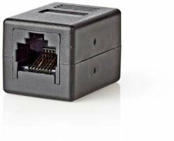 Nedis Conector de rețea | CAT6 | Neecranat | Soclu RJ45 | Soclu RJ45 | Drept | ABS | Cutie (CCGB89010BK)
