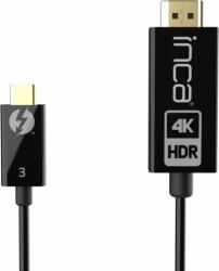 Cian Technology HDMI 2.0 apa - USB-C apa Kábel 1, 8m - Fekete (ITCH-30)