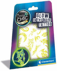 Clementoni Crazy CHIC - Tatuaj care strălucește în întuneric (104918121)