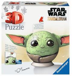 Ravensburger Puzzle-Ball Star Wars: Baby Yoda cu urechi 72 piese (11556)
