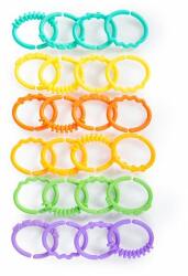 Bright Starts Bright Starts Teether - Inele C, 24 buc, 0m+ (8664-24)