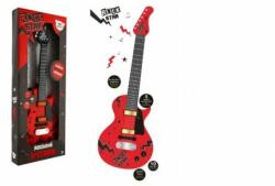 Teddies Chitara electrica ROCK STAR plastic 58cm functionare cu baterie cu sunet, lumina in cutie 24x62x5.5c (00850971) Instrument muzical de jucarie