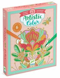 DJECO Art carti de colorat Flora (DJ09477) Carte de colorat