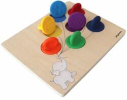 Jellystone Designs Jucărie din lemn Jellystone Designs Learning Colors - Curcubeu (CSB)