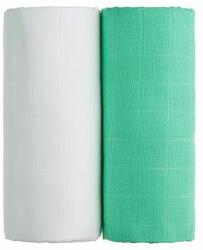 TTomi Prosoape din material textil T-TOMI TETRA, alb + verde / alb + verde (3157)