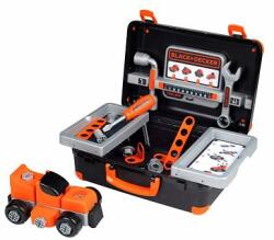 Smoby Geamantan Smoby Black & Decker Bricolo cu masina si scule (360904) Set bricolaj copii