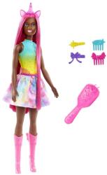 Mattel Păpușă Mattel Barbie de basm cu păr lung - unicorn cu zâne (25HRR01)