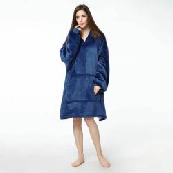  VIVVA® Takaró pulóver, extra réteg birkaszőrme, Kék - HOODZIE