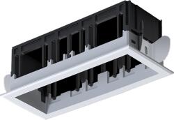 ELMARK Modena 3 Module Recessed Box With Frame White (92mod3gr/wh)