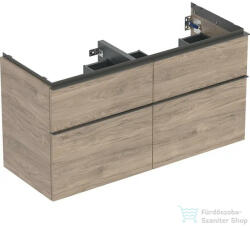 Geberit iCON 118, 4x47, 6x61, 5 cm-es 4 fiókos alsószekrény dupla mosdóhoz, hikoridió 502.309. JR. 1 (502309JR1)