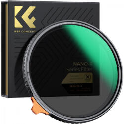 K&F Concept 49mm ND2-ND32 "True Color" Variálható ND-szűrő - Nano-X Állítható Natural Density Filter (KF01.2153)