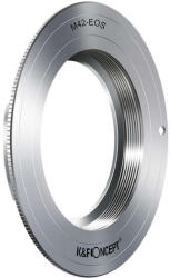 K&F Concept M42 EOS adapter - Canon EOS EF M42 átalakító, M42-EOS (KF06.148)