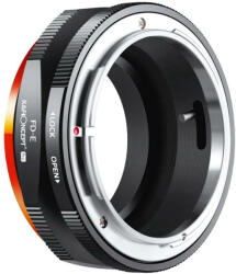K&F Concept CANON FD SONY E adapter PRO - Sony E Canon FD átalakító - FD-NEX (KF06.439)
