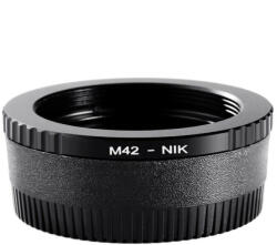 K&F Concept Nikon F M42 Optikai-üveg Adapter - M42 Nikon AI/ AI-S átalakító (NIK-M42)