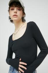 Abercrombie & Fitch hosszú ujjú női, fekete - fekete XXS - answear - 7 785 Ft