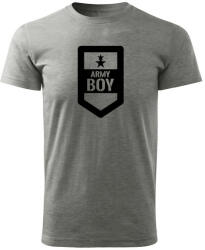 DRAGOWA rövid póló army boy szürke 160g/m2