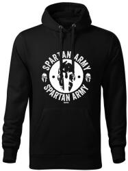 DRAGOWA kapucnis férfi pulóver Archelaos, fekete 320g / m2