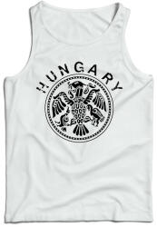 DRAGOWA férfi ujjatlan trikó magyar, fehér 160g/m2