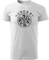 DRAGOWA rövid póló magyar, fehér 160g/m2