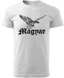DRAGOWA rövid póló Magyar turul, fehér 160g/m2