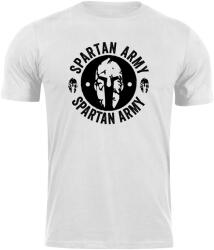 DRAGOWA rövid póló spartan army Archelaos, fehér 160g/m2