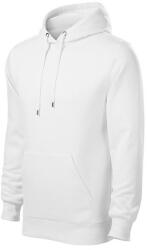 MALFINI Cape pulóver kapucnival, fehér, 320g/m2