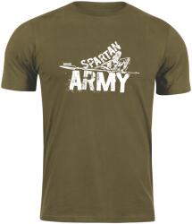 DRAGOWA rövid póló spartan army Nabis, oliva 160g/m2
