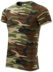 Malfini Camouflage rövid ujjú póló, barna, 160g/m2