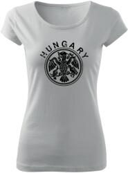 DRAGOWA női rövid ujjú trikó magyar, fehér 150g/m2