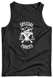 DRAGOWA férfi ujjatlan trikó Special forces, fekete 160g/m2