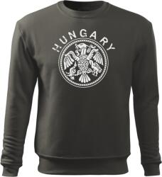DRAGOWA férfi pulóver Hungary, szürke 300g/m2