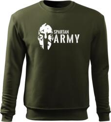 DRAGOWA férfi pulóver spartan army, olívzöld 300g/m2