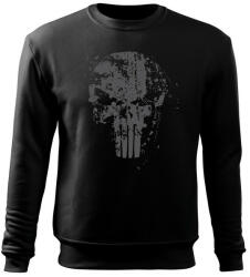DRAGOWA férfi pulóver Frank The Punisher, fekete 300g/m2
