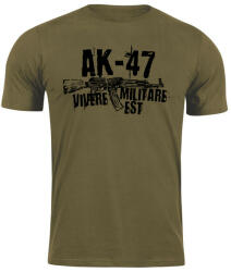 DRAGOWA rövid póló Seneca AK-47, oliva 160g/m2