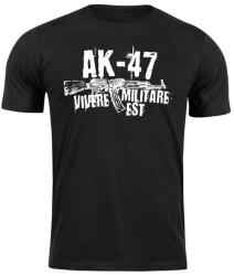 DRAGOWA rövid póló Seneca AK-47, fekete 160g/m2