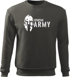 DRAGOWA férfi pulóver spartan army, szürke 300g/m2